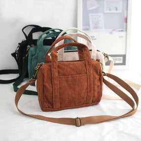 Bolsa veludo cotelê | Crossbody