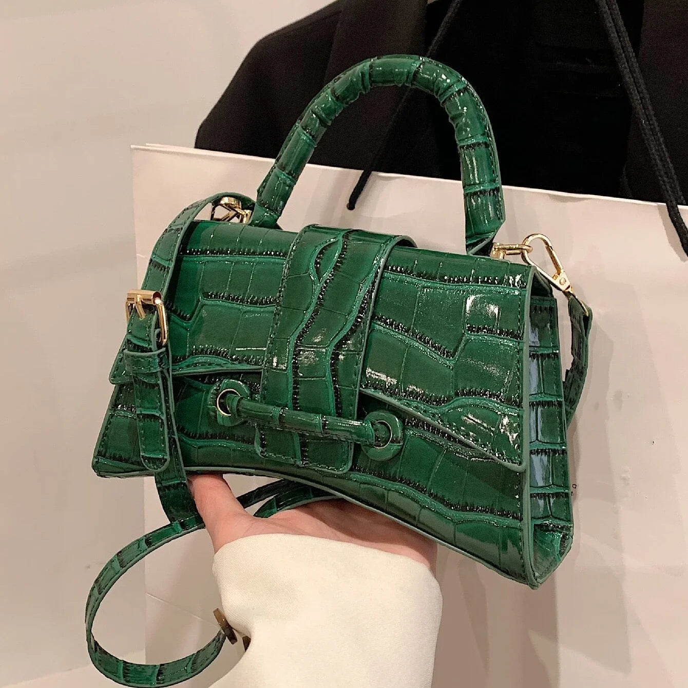 Mini bolsa crocodile | Crossbody