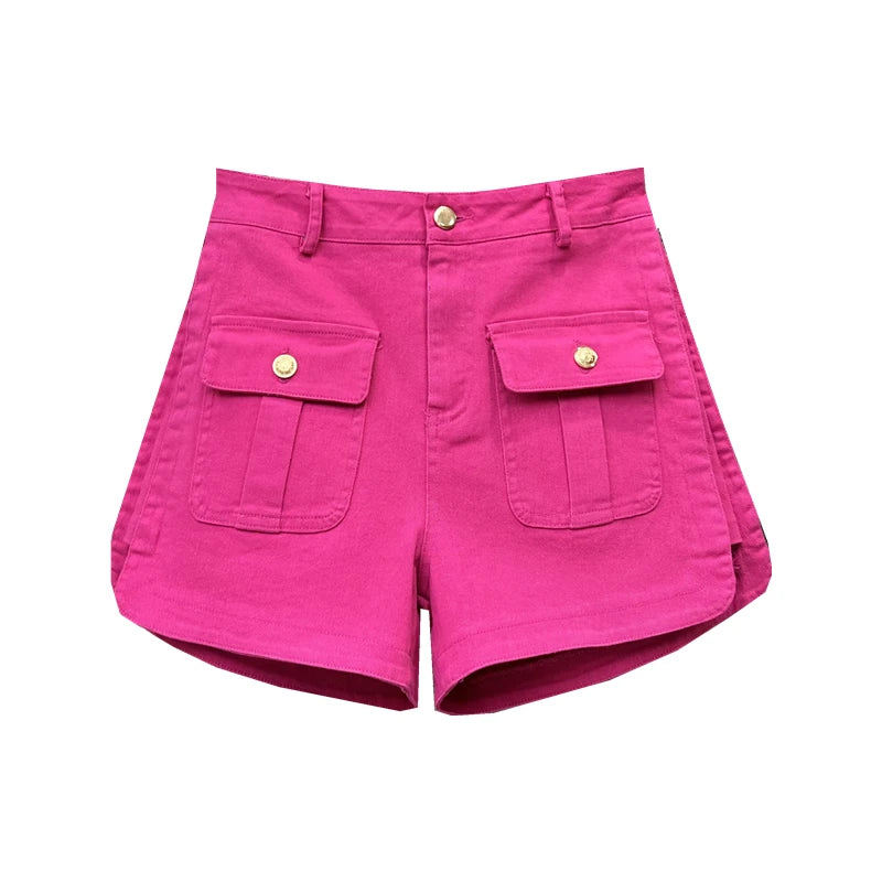 Short jeans colorful