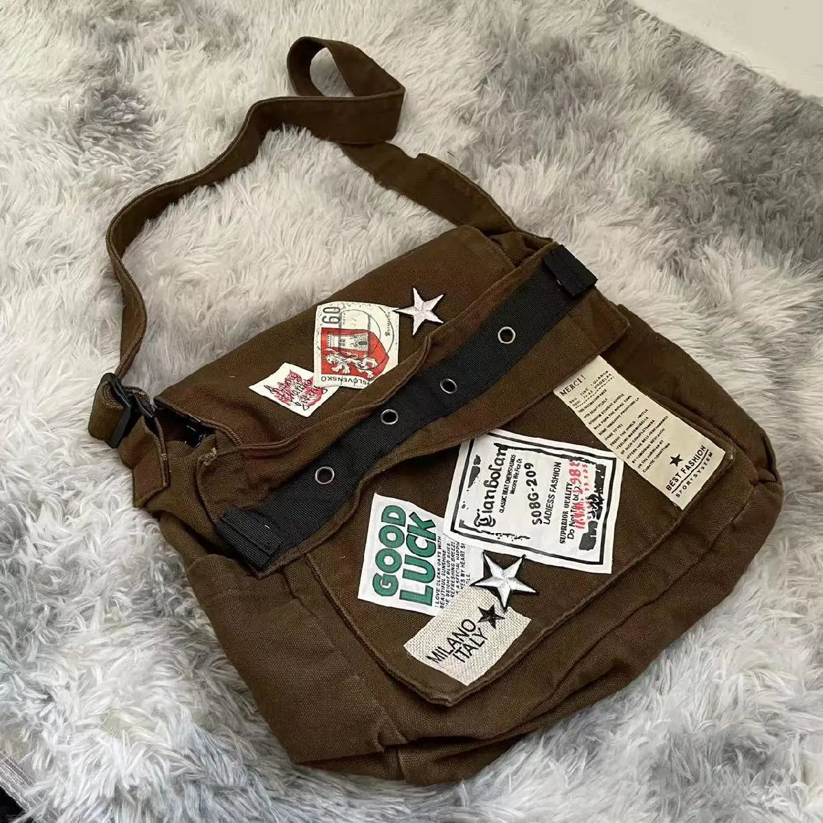 Bolsa vintage Y2K | Messenger