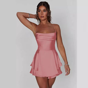 Vestido curto | Acetinado