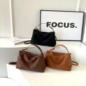 Bolsa retrô fosca | Crossbody